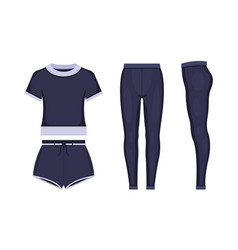 Women Sport Clothes Mockup Isolated