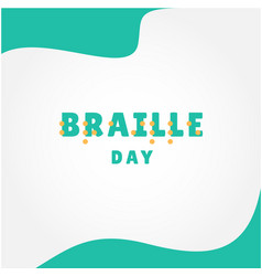 World Braille Day Design Template