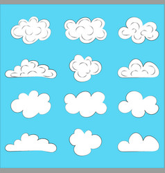 Clouds Sketch White Weather