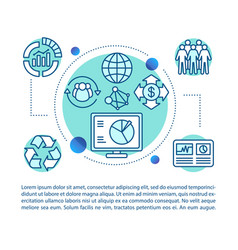 Corporate Policy Concept Linear