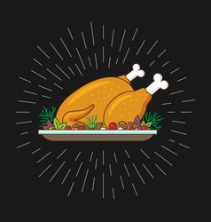 Roasted Turkey Or Chicken Clip Art