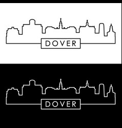 Dover Skyline Linear Style Editable File