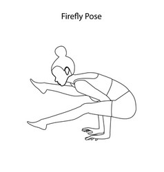 Firefly Pose Yoga Workout Outline Healthy