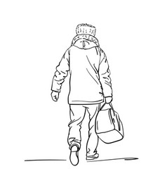 Back Drawing Man Vector Images Over 3 300