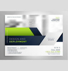 Elegant Green Corporate Brochure Design