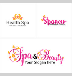 Health Spa Beauty Logo Design