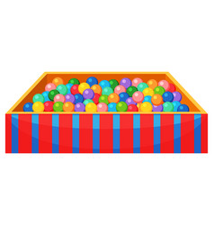 Isolated Children Ball Pool