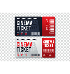 Two Cinema Tickets Isolated On Transparent