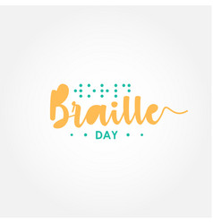 World Braille Day Design Template