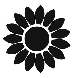 Grey Sunflower Head Graphic