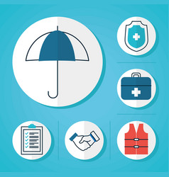 Health Insurance Icon Set