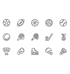 Sport Line Icons