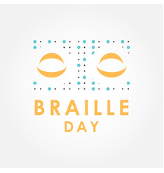 World Braille Day Design Template