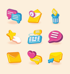 Icons Set Email