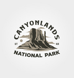 Canyonlands Vintage Logo Symbol Design Us