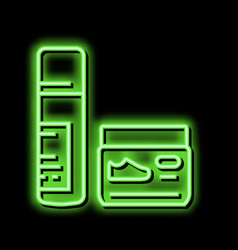 Cream Paste Shoe Care Neon Glow Icon