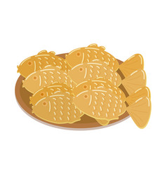 Fish Shaped Cakes With Red Bean Paste