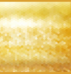 Gold Hexagon Background Polygonal Style