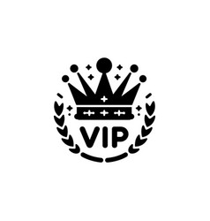 Golden Vip Crown Flat Icon