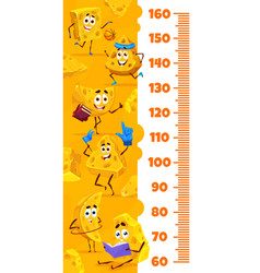 Kids Height Chart Cartoon Maasdam And Gouda Cheese