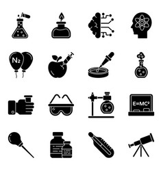 Pack Of Science And Lab Solid Icons