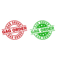 Gag Order Round Seals Using Rubber Texture