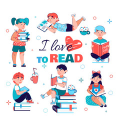 I Love To Read - Children Education Poster