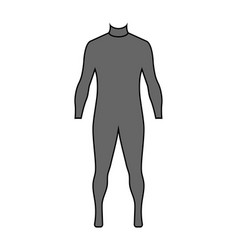 Watersports Wetsuit Pictogram