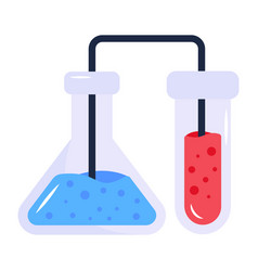 A Well-crafted Flat Icon Of Lab Experiment