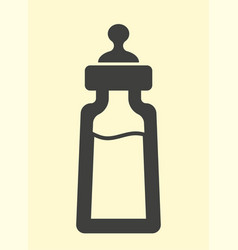 Baby Bottle With Milk Icon