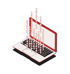 Isometric Cyber Security Icon