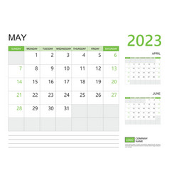 May 2023 Year Calendar Planner 2023 Template