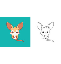 Kawaii Clipart Baby Kangaroo