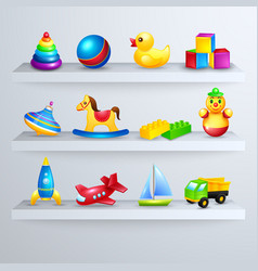 Toys Icons Shelf