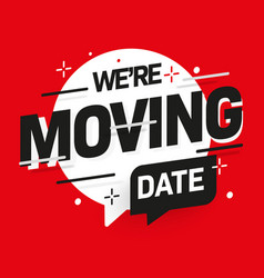 We Are Moving Shop Announcement Banner Template