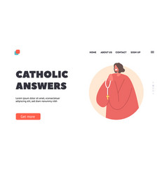 Catholic Answers Landing Page Template Female