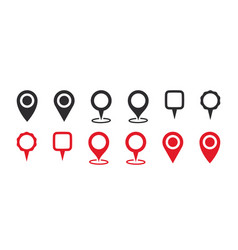 Location Pin Icons Modern Pointers