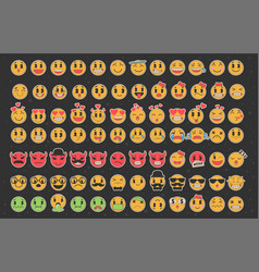 Retro Emoticons Bundle Sticker Set