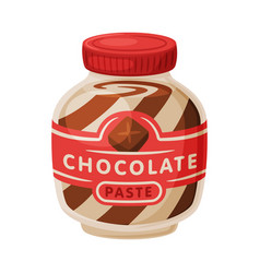 Jar Of Chocolate Swirl Spread Tasty Sweet Dessert