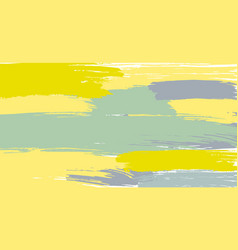 Brush Stroke Hand Draw Abstract Background Yellow