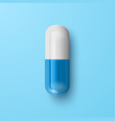 3d Realistic Blue Pharmaceutical Medical