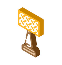 Interior Table Lamp Isometric Icon