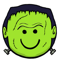 Smiley Face Halloween Frankenstein