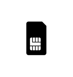 Sim Card Or Dual Card For Phone Flat Icon