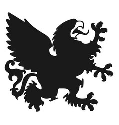 Griffin Gryphon Wing Tail Silhouette