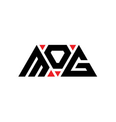 Mog Triangle Letter Logo Design