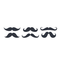 Collection Silhouette Black Vintage Moustache