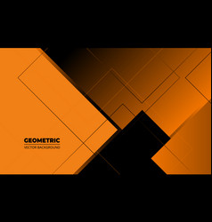 Orange Business Elegance Abstract Geometric