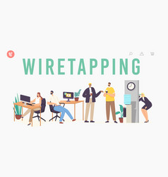 Wiretapping Landing Page Template Female