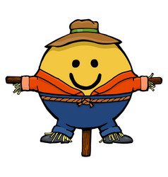 Smiley Face Scarecrow